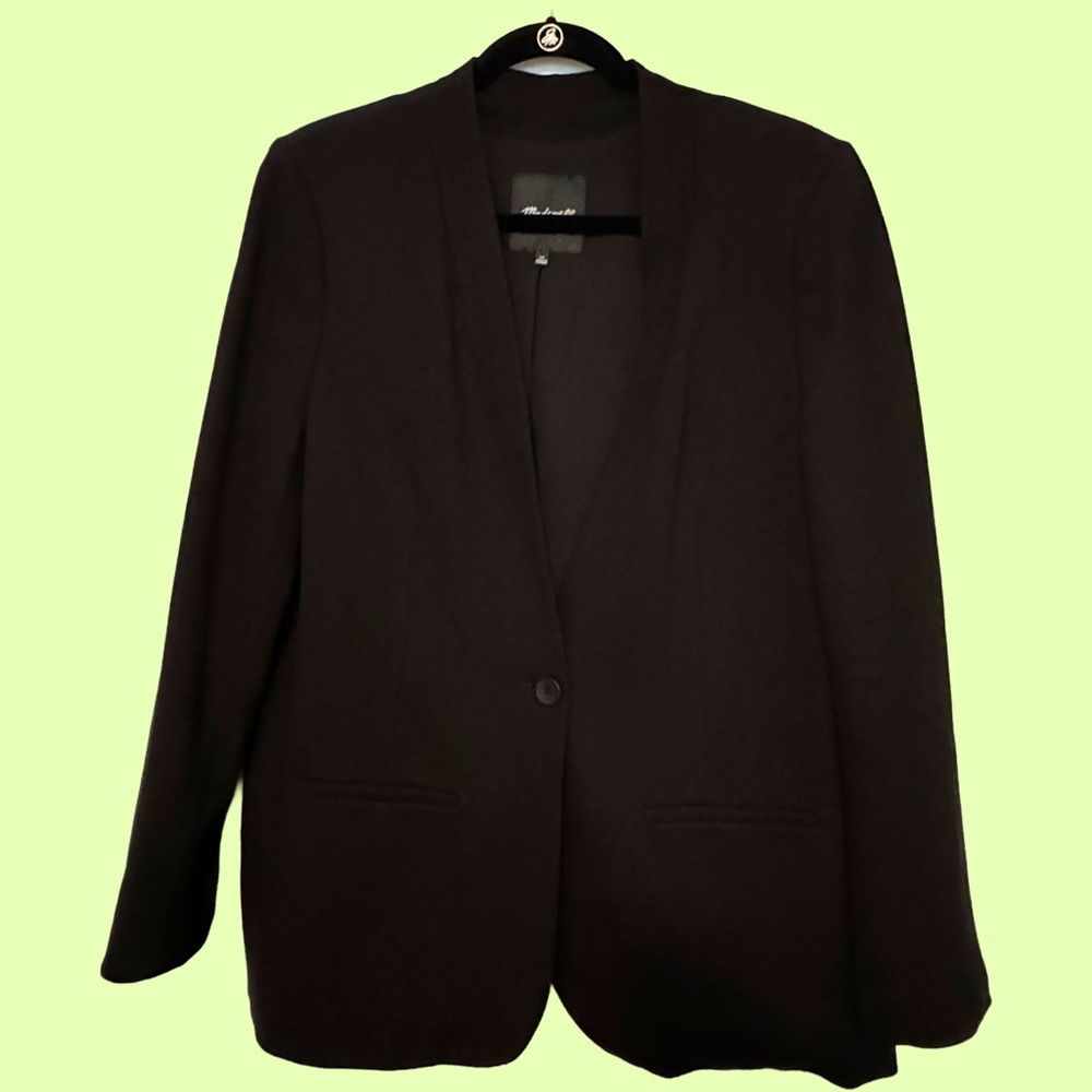 Madewell Blazer - Black - Sz 14
